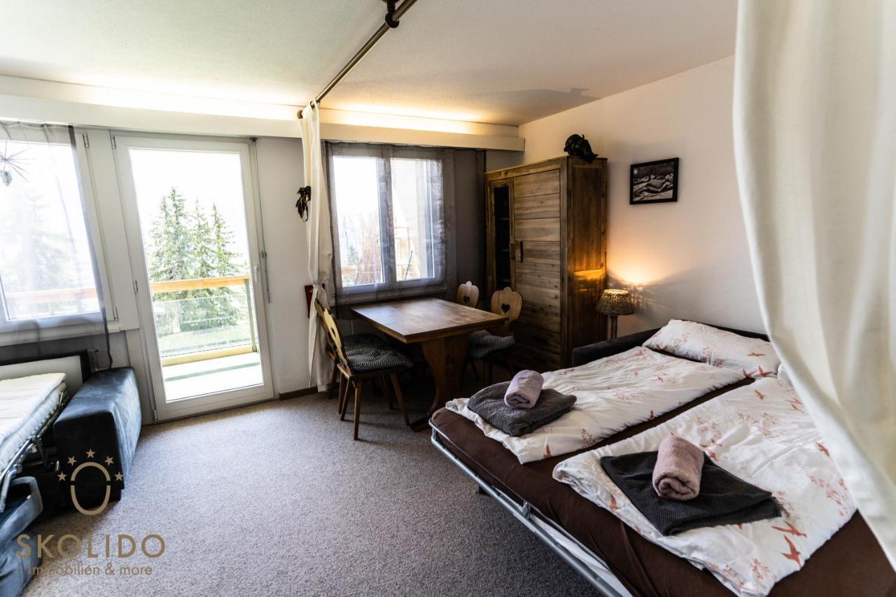 Haus Caroline, Riederalp Mitte Studio Exterior foto