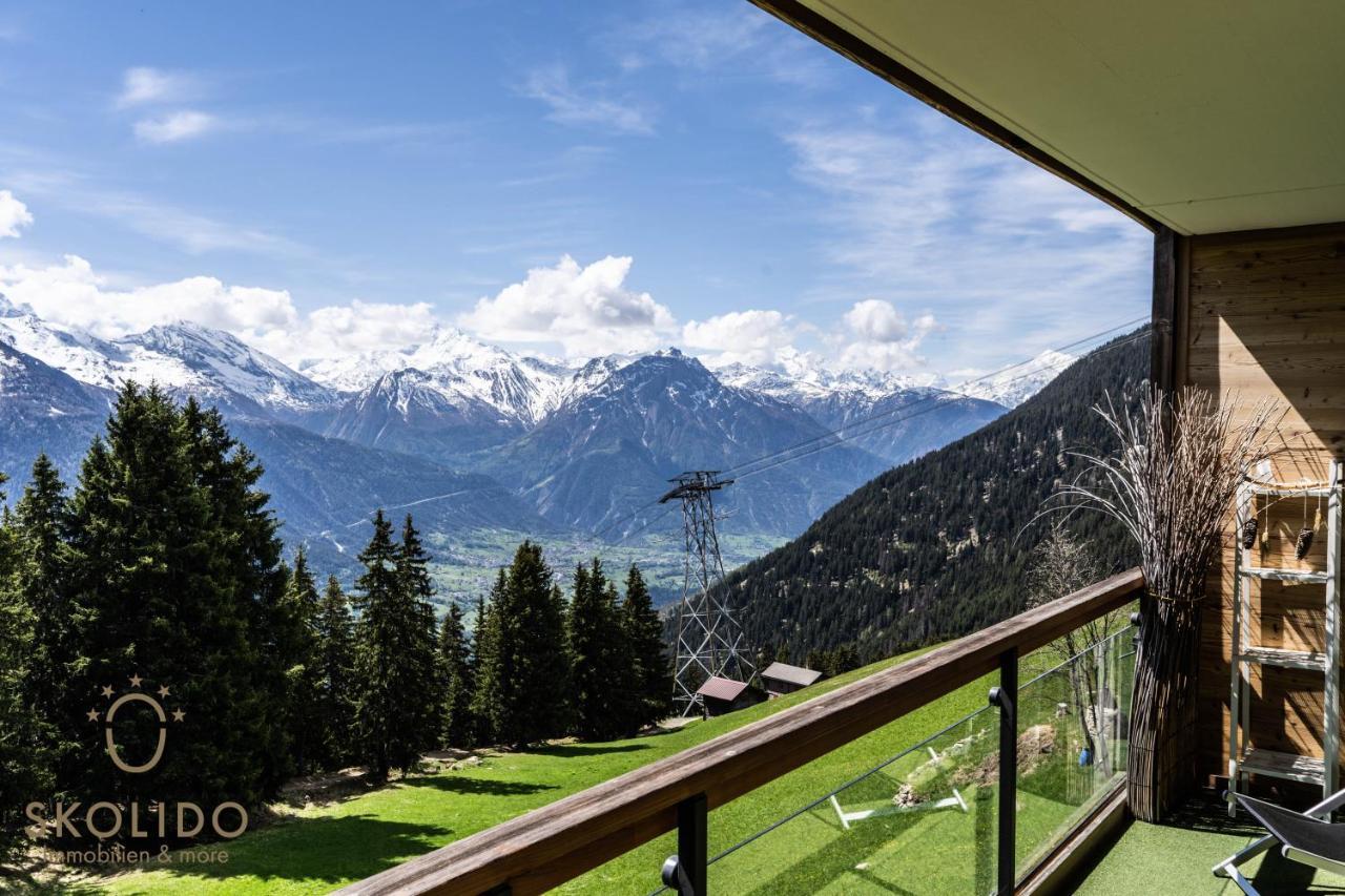 Haus Caroline, Riederalp Mitte Studio Exterior foto
