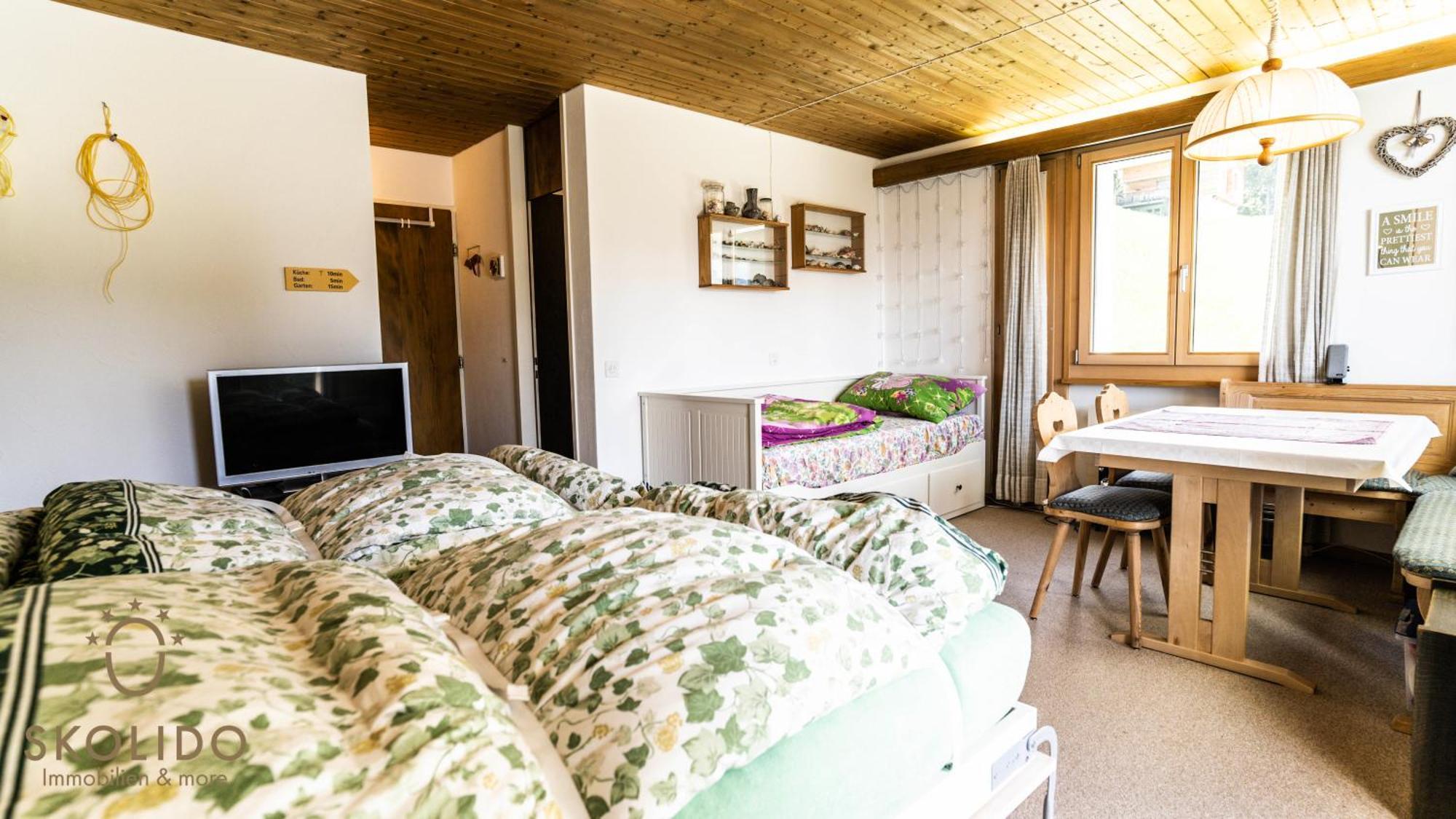 Haus Caroline, Riederalp Mitte Studio Exterior foto
