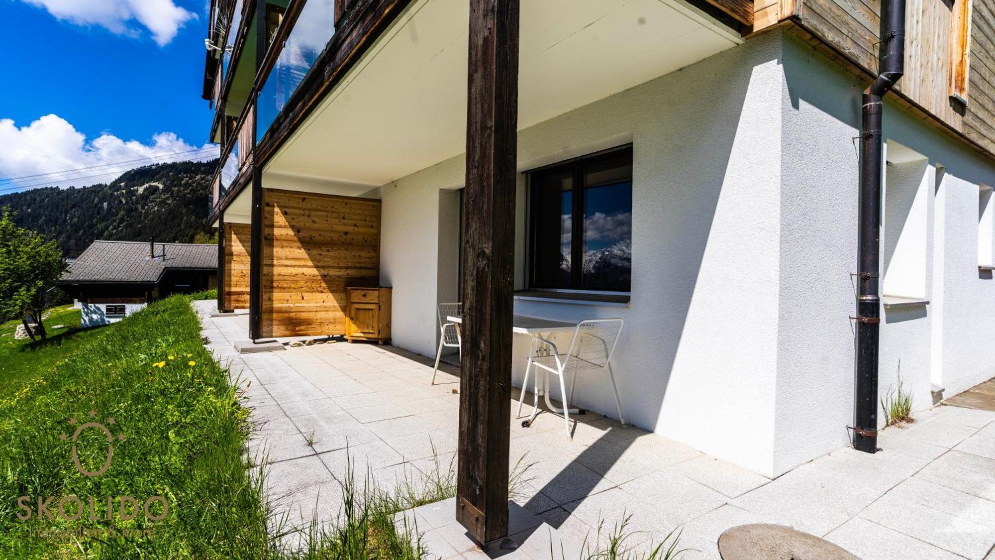 Haus Caroline, Riederalp Mitte Studio Exterior foto