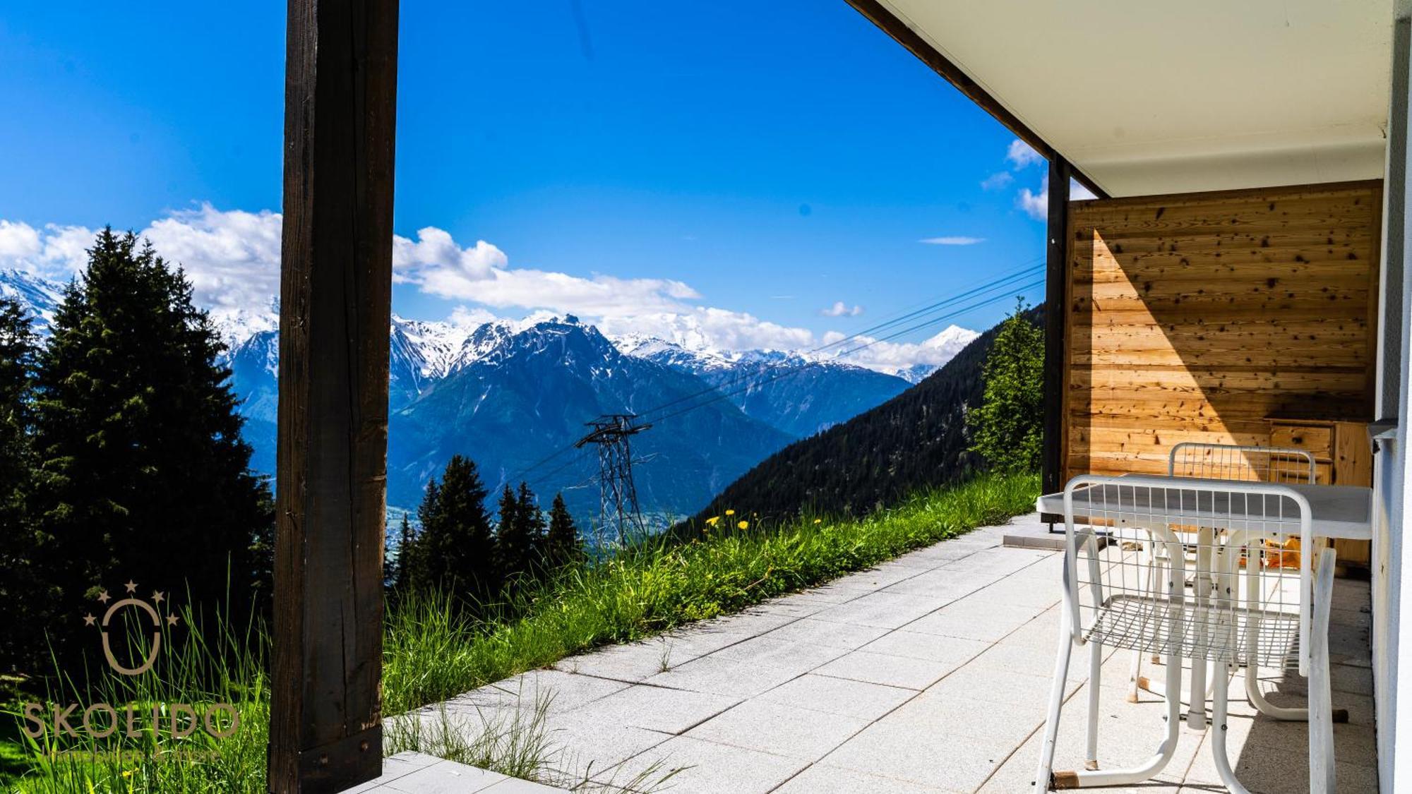 Haus Caroline, Riederalp Mitte Studio Exterior foto